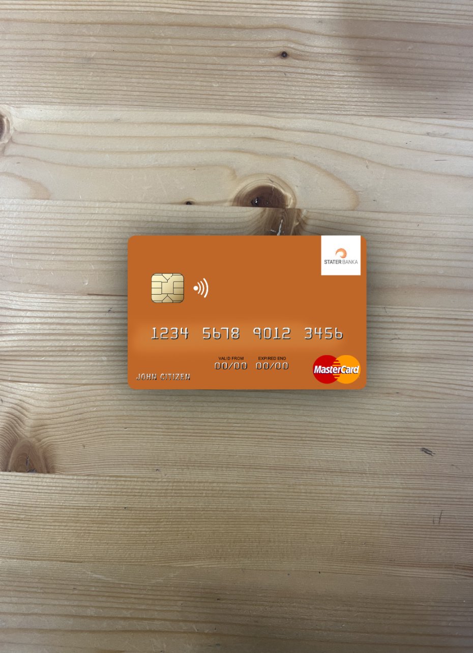 Download North Macedonia Stater Banka AD Kumanovo mastercard photolook front Photoshop template